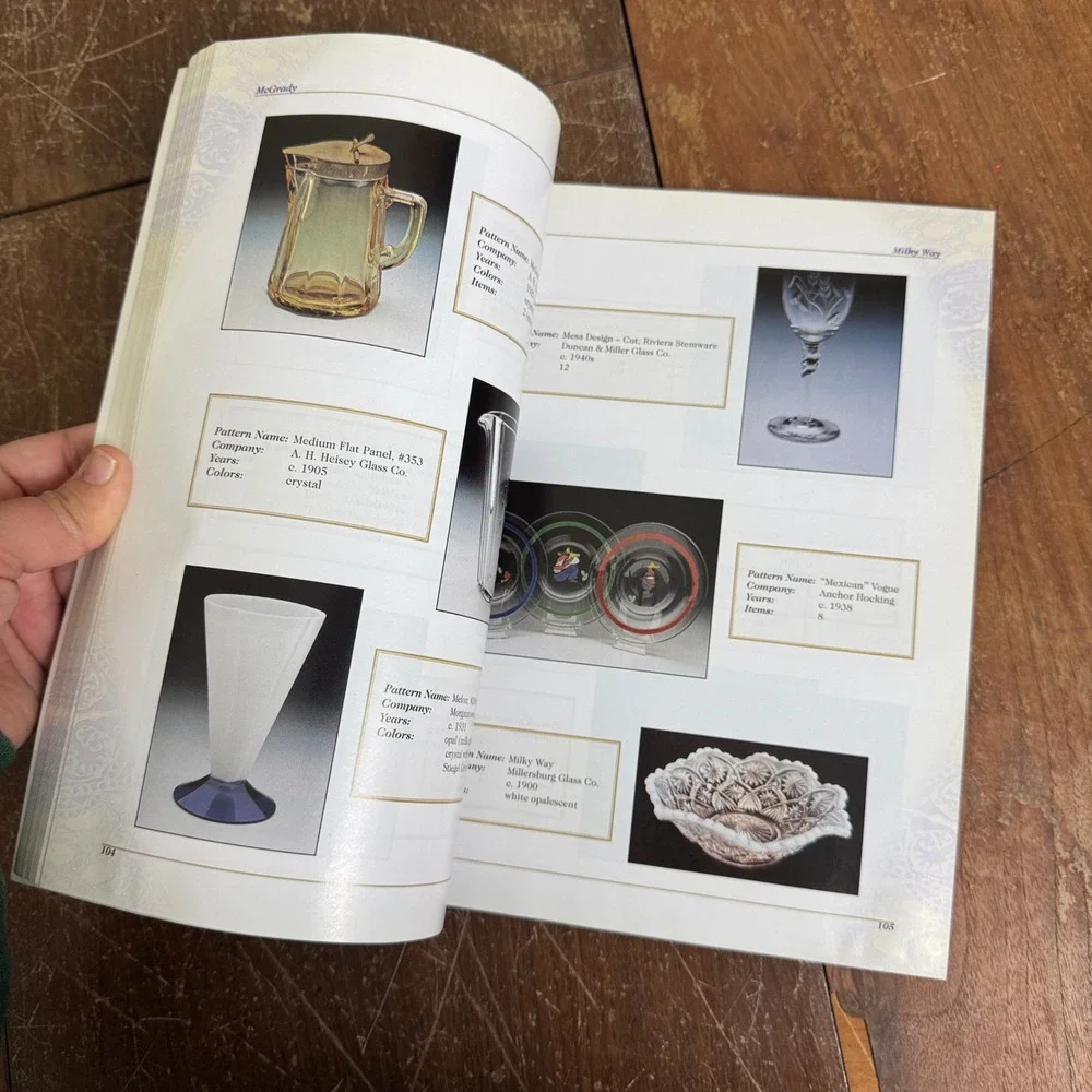 Florence's Glassware Pattern‎ Identification Guide Book Volume IV 1900-1960s